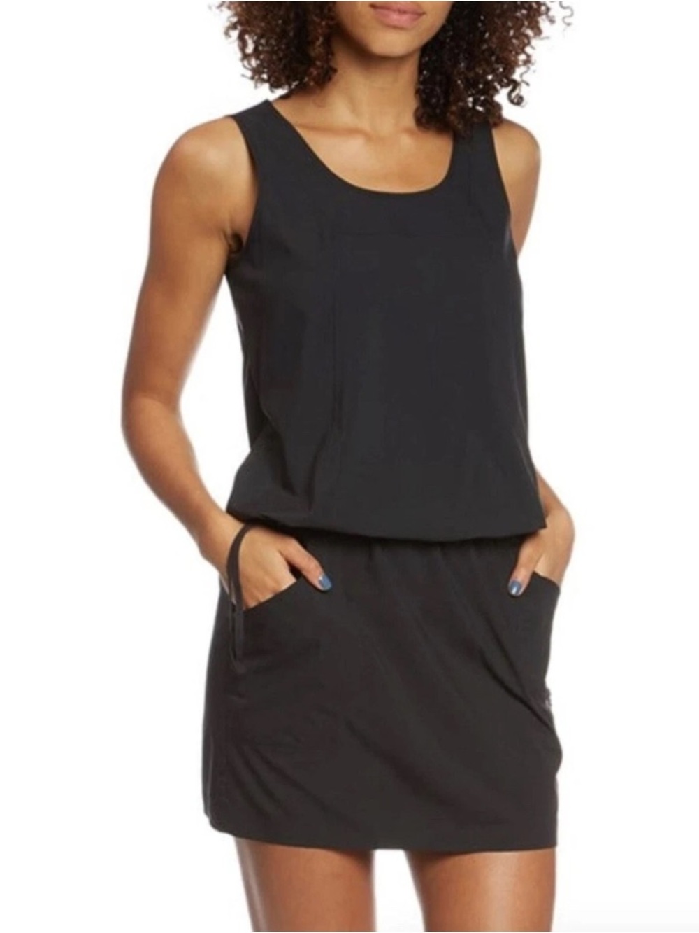 Arc’teryx Contenta Shift Dress Black Cinch Waist Lightweight Hiking Gorpcore - Picture 2 of 10